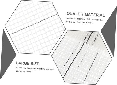 ARTIBETTER Crochet Material Rug Making Mesh Net Fabric Floor Mat Crochet Mesh Rug in Saudi Arabia