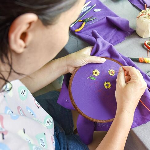 10 أجهزة كمبيوتر كبيرة تطريز إطار طوق ، زخرفية الأطواق التطريز الخشبي المقلدة ، دائرة أوفال كودس كروس ، in Saudi Arabia