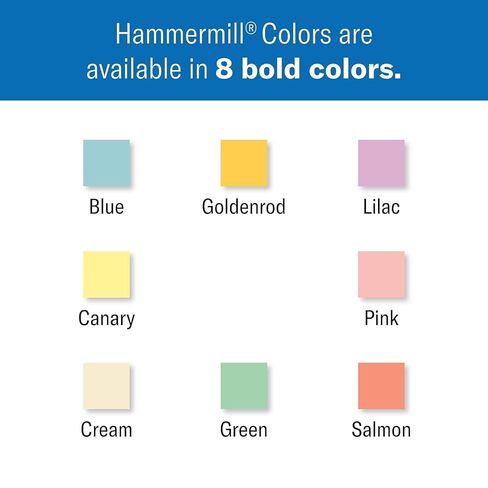 Hammermill 103309CT Recycled Colored Paper, 20lb, 8-1/2 x 11, Blue, 5000 Sheets/Carton in Saudi Arabia