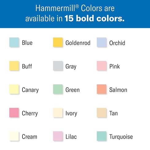 Hammermill 103309CT Recycled Colored Paper, 20lb, 8-1/2 x 11, Blue, 5000 Sheets/Carton in Saudi Arabia