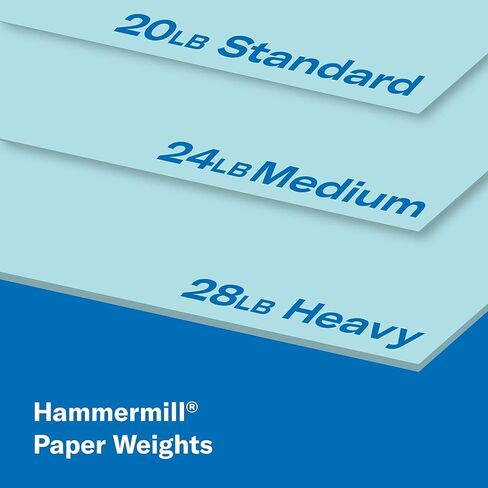 Hammermill 103309CT Recycled Colored Paper, 20lb, 8-1/2 x 11, Blue, 5000 Sheets/Carton in Saudi Arabia