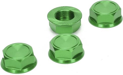 لـ RCAWD لـ Aluminium Wheel Nut 24mm لـ Arrma 1/5 8s لـ BLX لـ Kraton for Outcast for RTR & Exb for Roller for Hopups for parts (Blue) in Kuwait