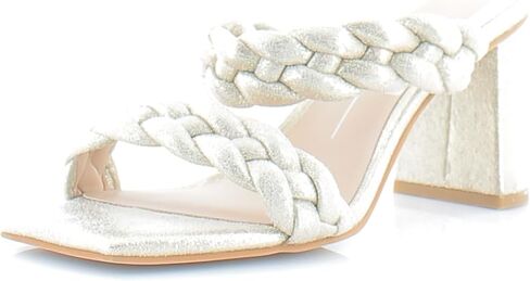 DOLCE VITA Women's PAILY Heeled Sandal, Light Blue Denim, 7.5 in Saudi Arabia
