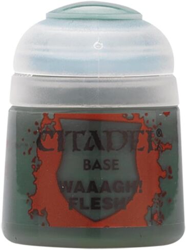 Games Workshop - Citadel Colour Base: Waaagh! Flesh (12ml) Paint in Saudi Arabia