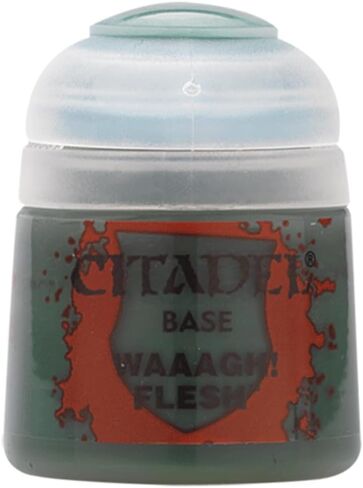 Games Workshop - Citadel Colour Base: Waaagh! Flesh (12ml) Paint in Saudi Arabia
