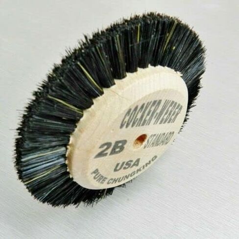 Wood Hub Brush Jewelers Polishing Wheel Chungking 2 Row 2B Cocker Weber Made in USA in Saudi Arabia