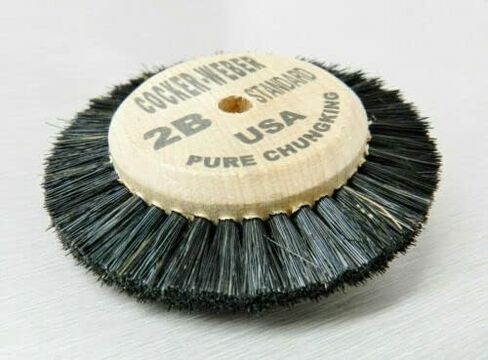 Wood Hub Brush Jewelers Polishing Wheel Chungking 2 Row 2B Cocker Weber Made in USA in Saudi Arabia