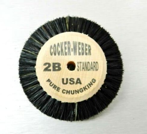 Wood Hub Brush Jewelers Polishing Wheel Chungking 2 Row 2B Cocker Weber Made in USA in Saudi Arabia