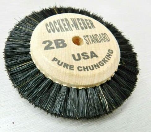 Wood Hub Brush Jewelers Polishing Wheel Chungking 2 Row 2B Cocker Weber Made in USA in Saudi Arabia