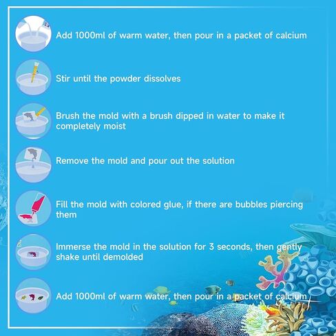 طقم لعبة Magic Water Elf Toy ، مجموعة Aqua Fairy Water Gel مع 20 قالبًا سحريًا و 14 قالبًا ، حيوانات أليفة مائية ، هدايا أعياد الميلاد ، تفضل الحفلات ، اجعل ألعاب Squishies الخاصة بك DIY Craft Kit للأطفال الذين تتراوح أعمارهم بين 3+ in Kuwait