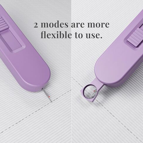 Thread Picker مكبّر التماس-أداة مزيل Seam Ripper & Stitch ، قاطع مؤشر ترابط قابل للسحب آمن ، مناسب للإبرة ، ورفع الخياطة ، وإزالة مؤشر ترابط التطريز in Kuwait