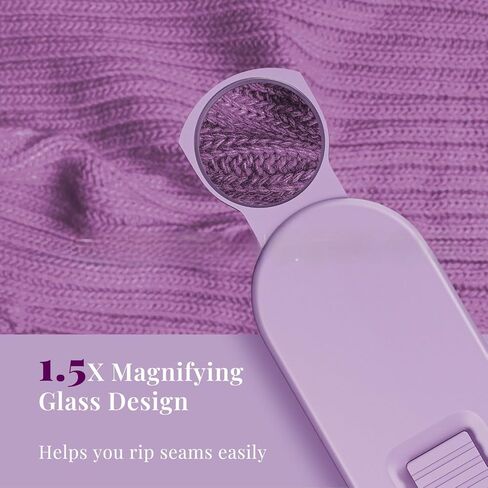 Thread Picker مكبّر التماس-أداة مزيل Seam Ripper & Stitch ، قاطع مؤشر ترابط قابل للسحب آمن ، مناسب للإبرة ، ورفع الخياطة ، وإزالة مؤشر ترابط التطريز in Kuwait