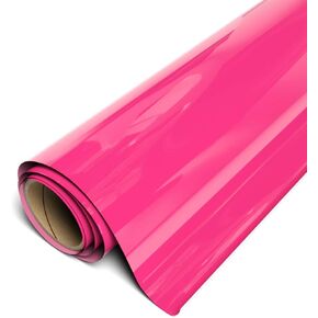 Siser EasyWeed Heat Transfer Vinyl 11.8" x 10ft Roll (Passion Pink) - Compatible, Cricut, Silhouette and Other Craft/Professional Cutters - CPSIA Certified in Saudi Arabia