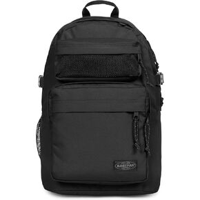 Eastpak Double Pro - حقيبة ظهر للأداء 32L مع أحكام الكمبيوتر المحمول 16 بوصة ، مقصورات مزدوجة ، جيب الأمن ، حامل الزجاجة ومنظم ، Black Denim in Kuwait
