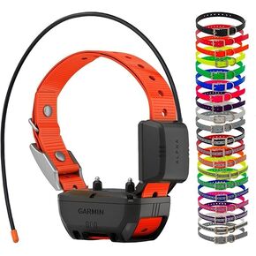 طوق TT25 Mini (خيار) مع اختيار حزام بديل 3/4 بوصة ، جهاز التتبع والتدريب ، متوافق مع Alpha 100 و Alpha 200 و Alpha 300 Handhelds (Purple Reflection) in Kuwait