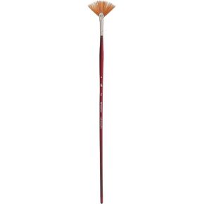 Princeton Velvetouch Fan Brush, Long Handle, Size 4 - Professional Artist Brushes for Mixed Media, Acrylic, Oil in Kuwait