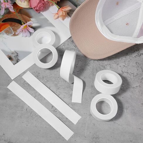 5 Rolls Self-adhesive Shirt Collar Protector Collar Protector Sweat Pads Armpit Tape Sweat Shields Pad Shirt Tape for Women Men Shirt Neck Liner Hat in Saudi Arabia