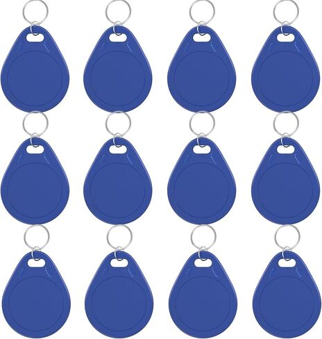 NFC Tags Ntag215 NFC Keytags Black NFC fob Rewritable NFC 215 Tag NFC Business Card Programmable NFC Tag 504 Bytes Memory，Compatible with Android & iPhones (NFCKEYS215-8PCS) in Kuwait