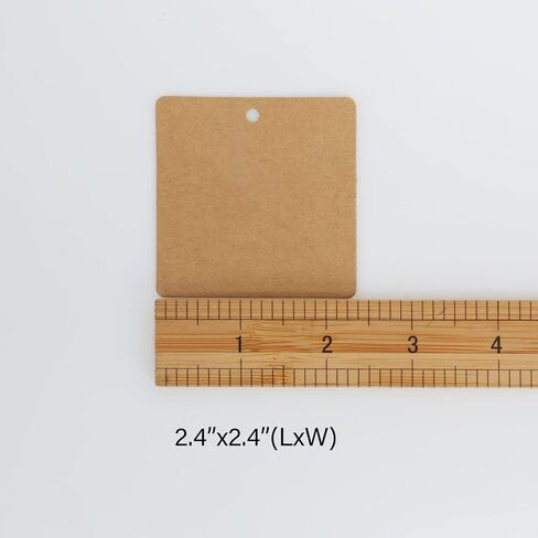 علامات هدايا Kraft Paper ، 200 مساءً علامات شنق فارغة مع 200 مساءً in Kuwait