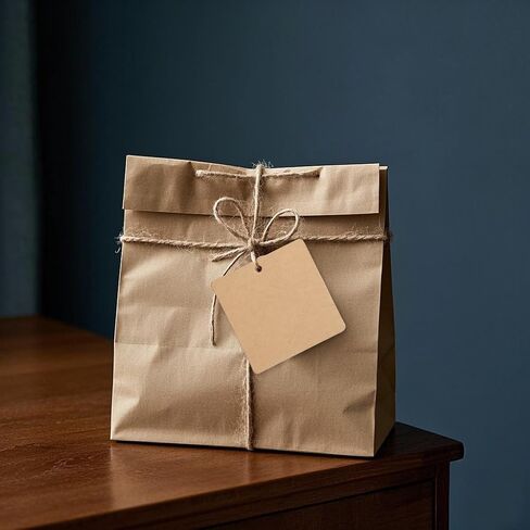 علامات هدايا Kraft Paper ، 200 مساءً علامات شنق فارغة مع 200 مساءً in Kuwait