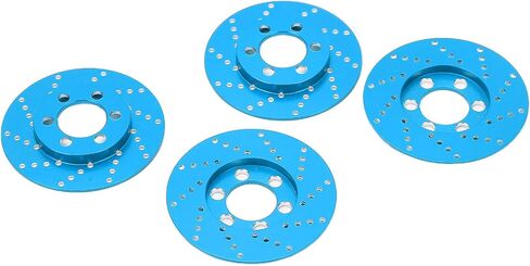 RC Brake Disc Caliper Aluminum Alloy Simulation Wheel Brake System for 1/10 RC Crawler Car Axial SCX10 90046 AXI03007 4pcs 2.2 Inch Wheel Accessories (Blue) in Saudi Arabia