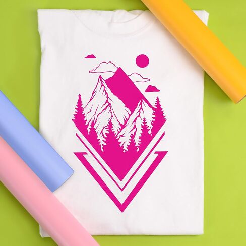 Siser EasyWeed Heat Transfer Vinyl 11.8" x 10ft Roll (Passion Pink) - Compatible, Cricut, Silhouette and Other Craft/Professional Cutters - CPSIA Certified in Saudi Arabia