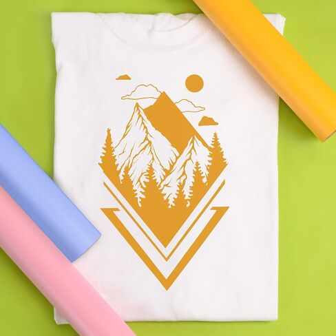 SISER Easyweed Heat Transfer Vinyl 11.8 "× 2 قدمًا - متوافق مع SISER ROMEO/JULIET وغيرها من قواطع المهنية أو الحرف - Layerable - CPSIA معتمد (الخردل - HEX #DF9522) in Saudi Arabia