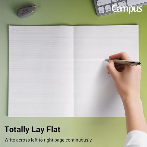 Kokuyo Campus Composition Kimochii Notebook ، 3 Pack يشعر بكتاب شركات شبه B5 ، Green Pink Blue ، Dot B 6MM ، 30 ورقة دفتر مجلة المبطنة لتناول الملاحظات المدرسية. استيراد اليابان (NO-FL3CBTX3) in Kuwait