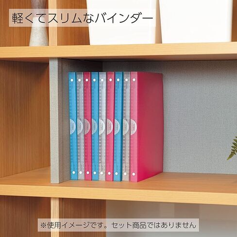 Kokuyo Campus Slide Binder ، Adapt Slim ، Double Mobile ، A4 ، 30 Holes ، ما يصل إلى 65 ورقة ، شفافة ، استيراد اليابان (RU-AP171T) in Saudi Arabia