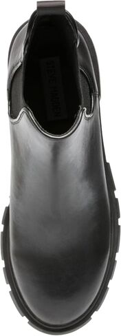 Steve Madden Women's HOWLER Ankle Boot, White/Tan, 8 in Saudi Arabia