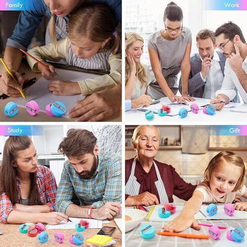 Fainne 800 Pcs Pencil Sharpeners Bulk for Kids Colorful Manual Pencil Sharpeners Compact Portable Handheld Crayon Back to School Supplies for Kids Students Home Office Classroom Prizes (Multicolor) in Saudi Arabia