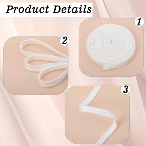 White Adjustable Corset Lacing Cord，86.61" L Corset String Replacement Lace Up Tie Back Wedding Dress Straps for Bridal Gown Lace Up Back Dress Sash Cord Accessory for Zipper Buttons in Saudi Arabia