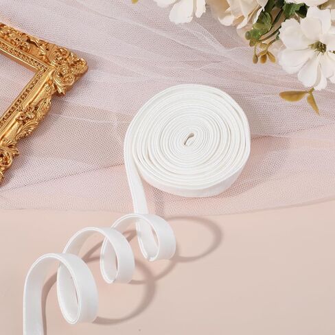 White Adjustable Corset Lacing Cord，86.61" L Corset String Replacement Lace Up Tie Back Wedding Dress Straps for Bridal Gown Lace Up Back Dress Sash Cord Accessory for Zipper Buttons in Saudi Arabia