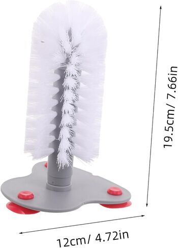 UPKOCH Turtle Brush Suction Cup Reusable Turtle Shell Cleaner Soft Bristles Maintenance and Cleaning in Saudi Arabia