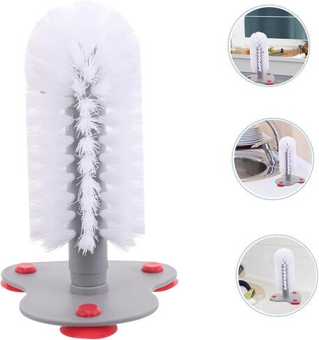 UPKOCH Turtle Brush Suction Cup Reusable Turtle Shell Cleaner Soft Bristles Maintenance and Cleaning in Saudi Arabia