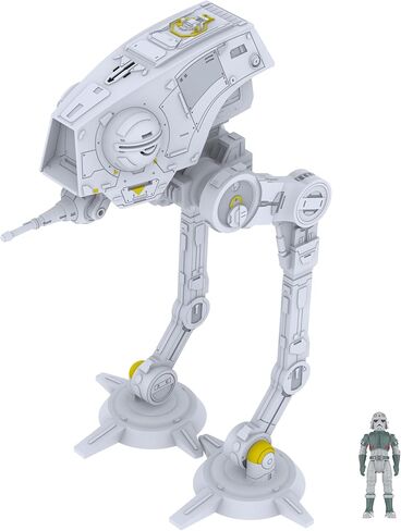STAR WARS Micro Galaxy Squadron First Order Special Forces TIE Fighter - 5-Inch Vehicle with Removable Wings, Rotating Turret, and 1-Inch Micro Figure Accessory in Saudi Arabia
