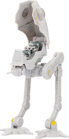 STAR WARS Micro Galaxy Squadron First Order Special Forces TIE Fighter - 5-Inch Vehicle with Removable Wings, Rotating Turret, and 1-Inch Micro Figure Accessory in Saudi Arabia