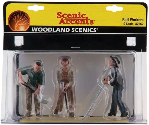 Woodland Scenics G Scale Scenic Accents Figures/People Rail Workers in Saudi Arabia