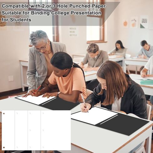 GISGFIM 40 PCS 11 '' × 17 '' COVERBoard Cover 3 "سعة السعة Prong Paper Paper مع مجلد موثق عرض ضاغط لربط وثيقة مقترحات التقارير بدقة (Blue Dark) in Kuwait