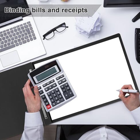 GISGFIM 40 PCS 11 '' × 17 '' COVERBoard Cover 3 "سعة السعة Prong Paper Paper مع مجلد موثق عرض ضاغط لربط وثيقة مقترحات التقارير بدقة (Blue Dark) in Kuwait
