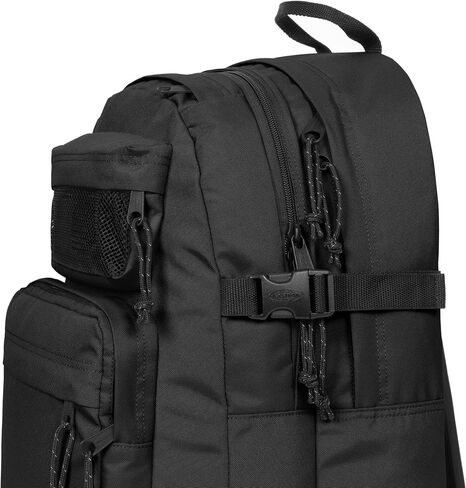 EASTPAK Double Pro – 32L Performance Backpack with 16" Laptop Sleeve, Dual Compartments, Security Pocket, Bottle Holder & Organizer, Black Denim in Saudi Arabia