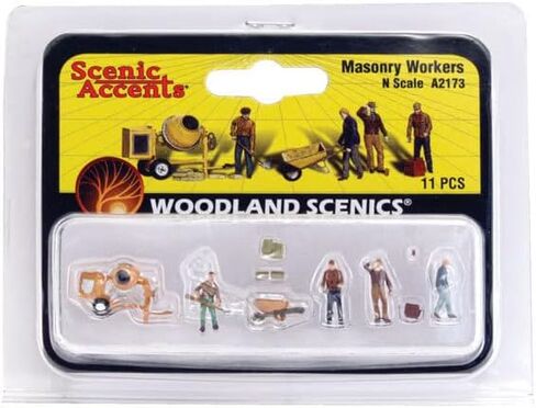 Woodland Scenics N Masonry Workers in Saudi Arabia