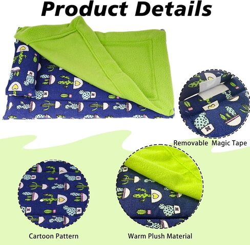 Bearded Dragon Recliner with Reptile Sleeping Bag Blanket Lizard Chaise Lounge Habitat with Soft and Warm Mat Reptile Sleeping Bed Terrarium Tank Accessories in Kuwait