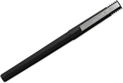Uni-Ball 60153 قلم كرة الدوارة ، Micro 0.5mm ، الحبر الأزرق ، برميل أسود غير لامع ، عشرات in Kuwait