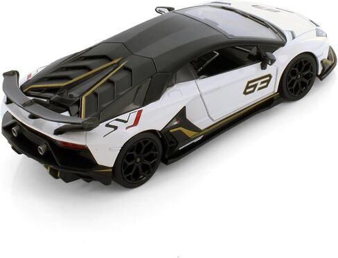 Lambo SVJ Sports Car, White 68269D - 1/24 Scale Diecast Model Car in Saudi Arabia