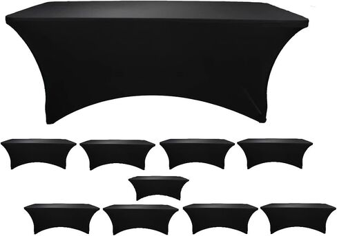Bulk 10 CASE CASE STERD SPANDEX COVERS (Black ، 18x72 Training) in Saudi Arabia