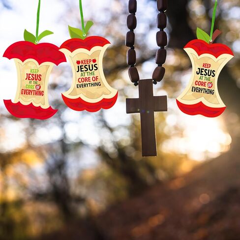 24 مجموعة من الحرف اليدوية من Apple Crafts مجموعات دينية يسوع في بطاقات Apple Apple الفنية الخريف الخريف لافتات ورقة لافت in Kuwait
