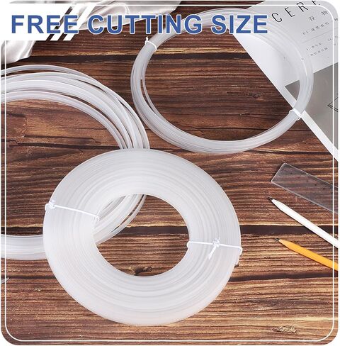 uxcell 12 Yards Boning for Sewing PP Corset Boning Corset Webbing Boning for Bra Sewing Bridal Wedding Dress Handbags Dresses & DIY Sewing Supplies Gift for Sewing Fans (5x1.2mm) in Saudi Arabia