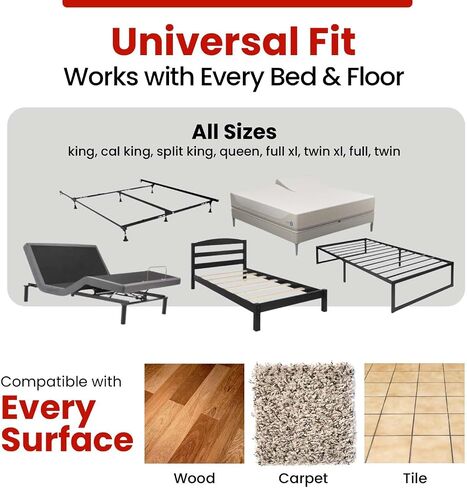 Under Bed Pet Blocker Set – Adjustable Height & Length, Fits All Beds, 3 Sides Included, Cardboard in Saudi Arabia