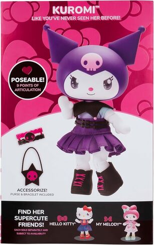 Hello Kitty® و Friends Premier 8 بوصة ، الشكل المفصلي - Classic Hello Kitty® Series 1 Doll -Postable Doll - منتج Sanrio المرخص رسميًا - 6+ in Saudi Arabia